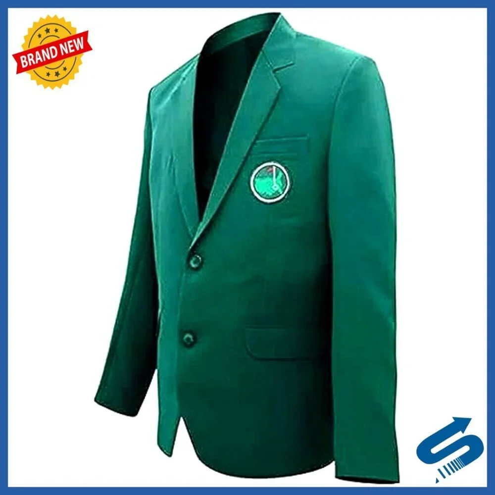 Men's Regular Fit Cotton Sport Coat Blazer Button Closure Golf Tournament